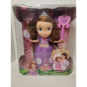 Disney Jr. Sofia the First Magic Dancing Sofia Doll with Magic Wand - New in Box